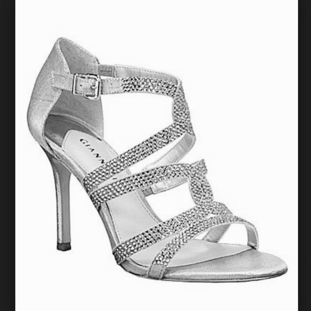 Gianni Bini diamond strappy high heels